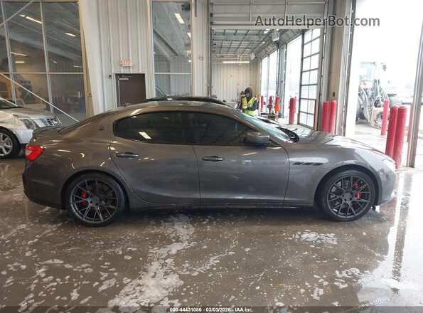 ZAM57RTA5G1177119 2016 MASERATI GHIBLI Gray Vista interior trasera