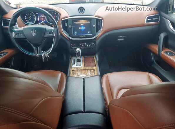 ZAM57RTA7G1188400 2016 MASERATI GHIBLI White Widok deski rozdzielczej