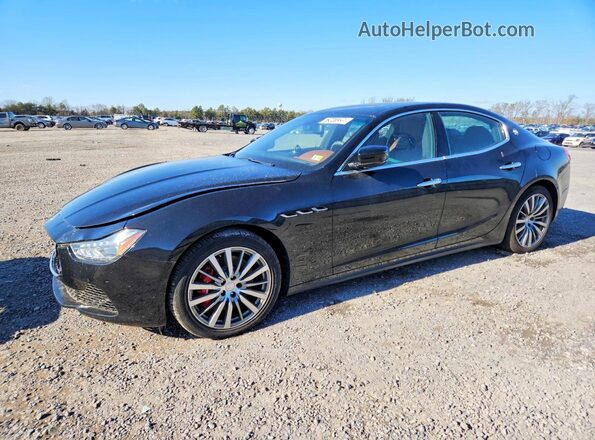 ZAM57RTA7G1189109 2016 MASERATI GHIBLI Black Vista tres cuartos delantera izquierda