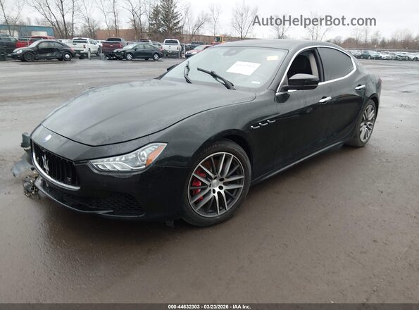 ZAM57RTL4H1212624 2017 MASERATI GHIBLI Black Front left