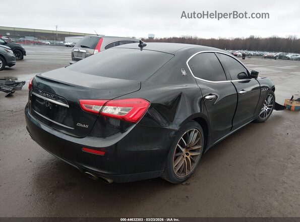 ZAM57RTL4H1212624 2017 MASERATI GHIBLI Black Rear right