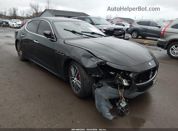 ZAM57RTL4H1212624 2017 MASERATI GHIBLI Black Front right