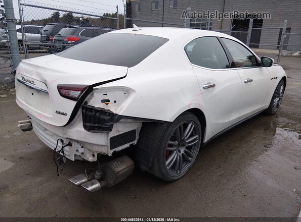 ZAM57RTS9H1244900 2017 MASERATI GHIBLI White Trasero derecho