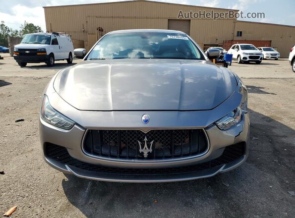 ZAM57XSA0G1165207 2016 MASERATI GHIBLI Gray Widok z przodu