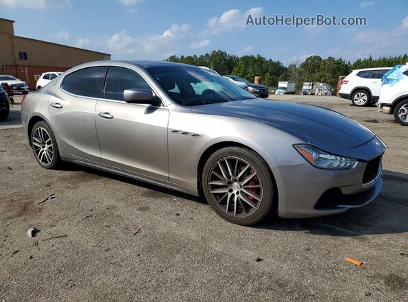 ZAM57XSA0G1165207 2016 MASERATI GHIBLI Gray Przód prawy