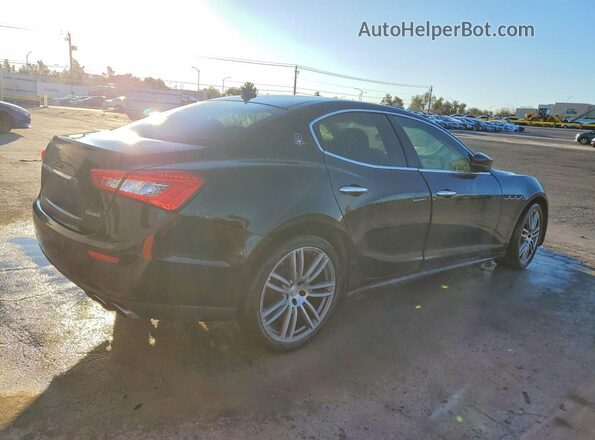 ZAM57XSA0H1238142 2017 MASERATI GHIBLI Черный Задняя правая четверть