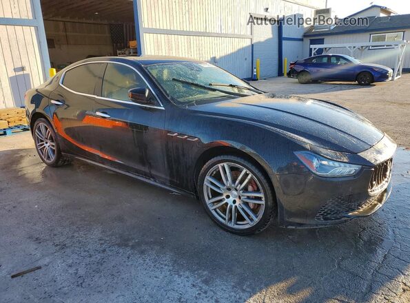 ZAM57XSA0H1238142 2017 MASERATI GHIBLI Черный Передняя правая четверть