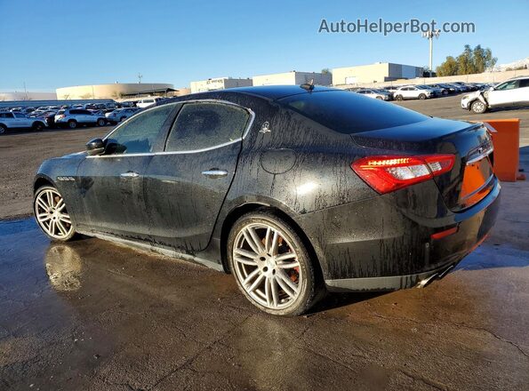 ZAM57XSA0H1238142 2017 MASERATI GHIBLI Черный Задняя левая четверть