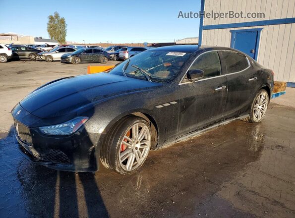 ZAM57XSA0H1238142 2017 MASERATI GHIBLI Черный Передняя левая четверть