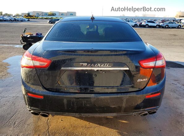 ZAM57XSA0H1238142 2017 MASERATI GHIBLI Черный Вид сзади