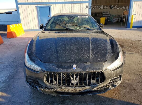 ZAM57XSA0H1238142 2017 MASERATI GHIBLI Черный Вид спереди