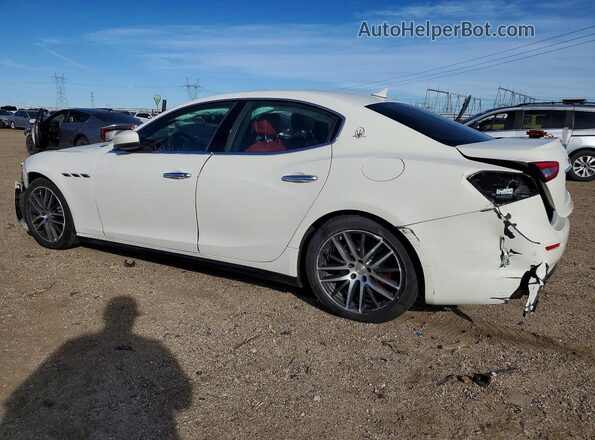 ZAM57XSA1J1293222 2018 MASERATI GHIBLI Белый Задняя левая четверть