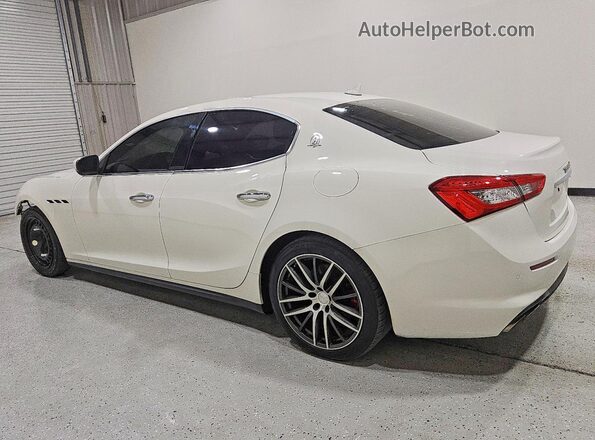 ZAM57XSA3J1304947 2018 MASERATI GHIBLI White Tył lewy