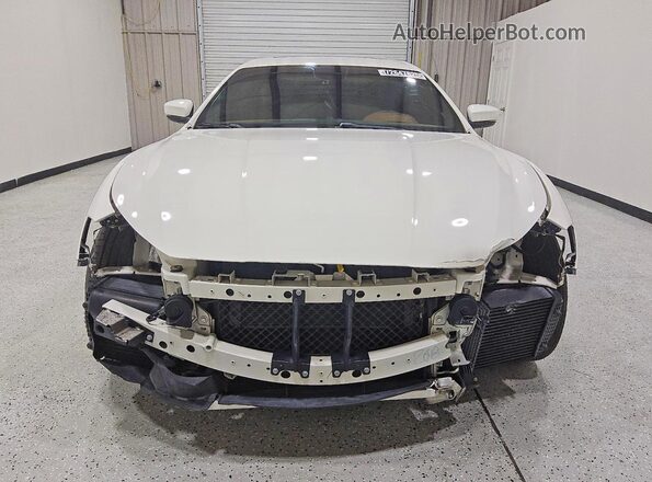 ZAM57XSA3J1304947 2018 MASERATI GHIBLI White Widok z przodu