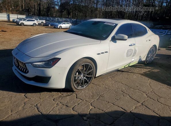 ZAM57XSA4L1344389 2020 MASERATI GHIBLI White Vista tres cuartos delantera izquierda