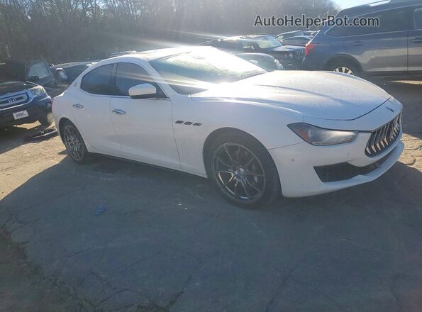 ZAM57XSA4L1344389 2020 MASERATI GHIBLI White Delantero derecho