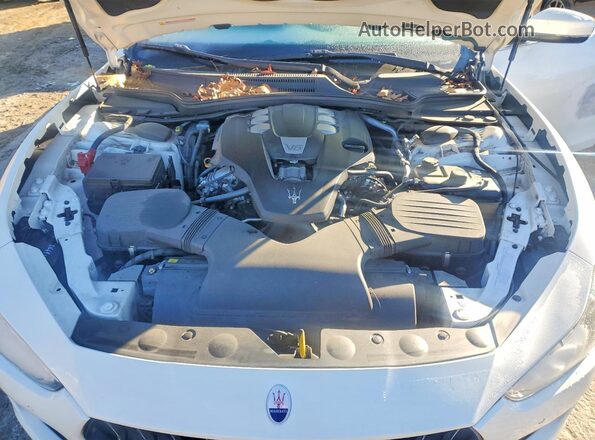 ZAM57XSA4L1344389 2020 MASERATI GHIBLI White Vista interior trasera