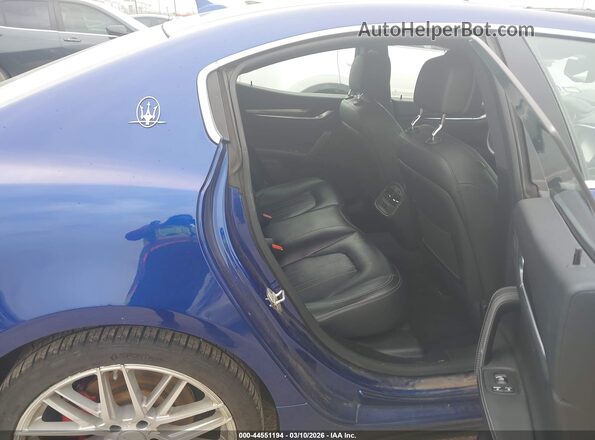ZAM57XSA5G1187137 2016 MASERATI GHIBLI Синий Вид наклейки с VIN-кодом
