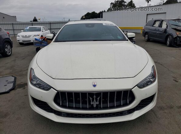 ZAM57XSA5L1344451 2020 MASERATI GHIBLI White წინა ხედი