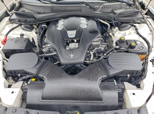 ZAM57XSA5L1344451 2020 MASERATI GHIBLI White უკანა სალონის ხედი