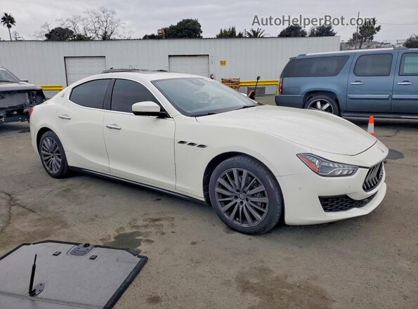 ZAM57XSA5L1344451 2020 MASERATI GHIBLI White წინა მარჯვენა