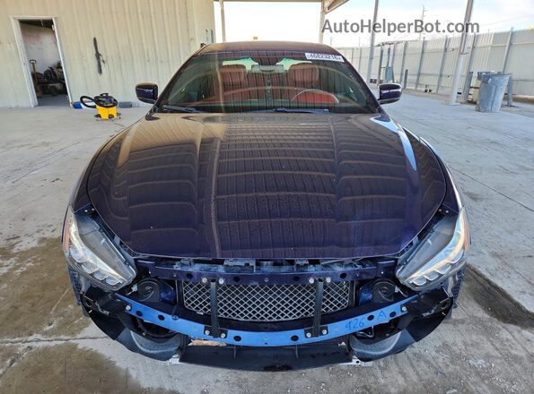 ZAM57XSA6G1165275 2016 MASERATI GHIBLI Синий Вид спереди