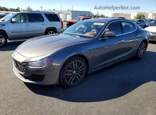 ZAM57XSA9K1328185 2019 MASERATI GHIBLI Gray Przód lewy