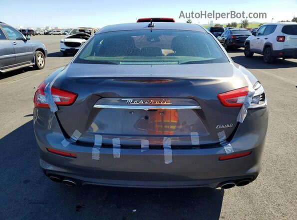 ZAM57XSA9K1328185 2019 MASERATI GHIBLI Gray Widok z tyłu