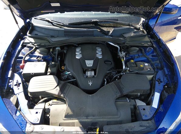 ZAM57XSL4H1248772 2017 MASERATI GHIBLI Синий Вид сзади