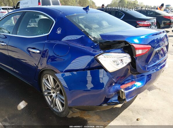 ZAM57XSL4H1248772 2017 MASERATI GHIBLI Синий Вид спереди