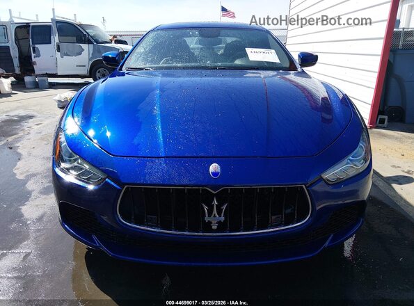 ZAM57XSL4H1248772 2017 MASERATI GHIBLI Синий Вид щитка приборов