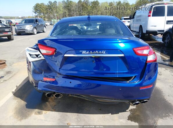 ZAM57XSL4H1248772 2017 MASERATI GHIBLI Синий 