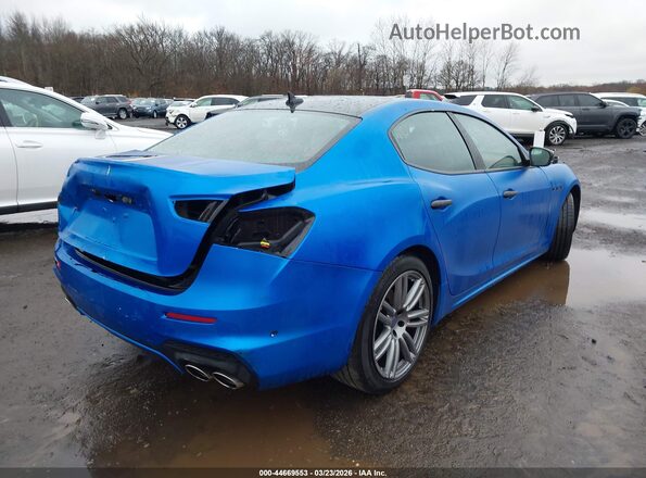 ZAM57XSS6J1290826 2018 MASERATI GHIBLI Синий Вид спереди