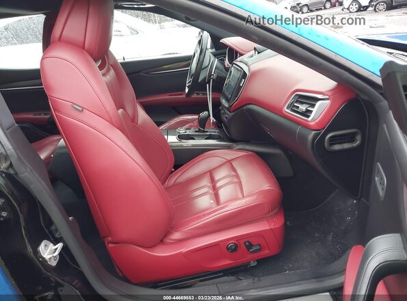 ZAM57XSS6J1290826 2018 MASERATI GHIBLI Синий Вид салона спереди