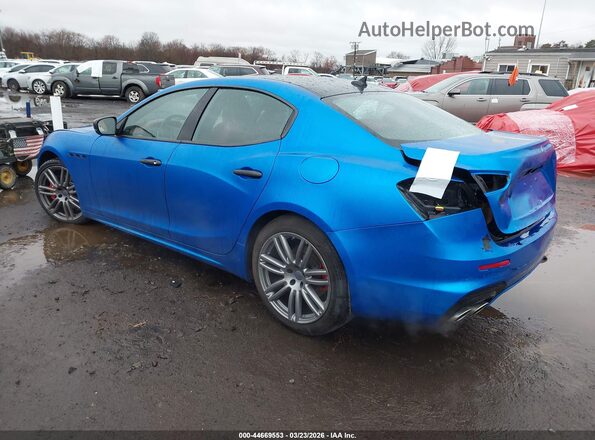ZAM57XSS6J1290826 2018 MASERATI GHIBLI Синий Задняя левая четверть