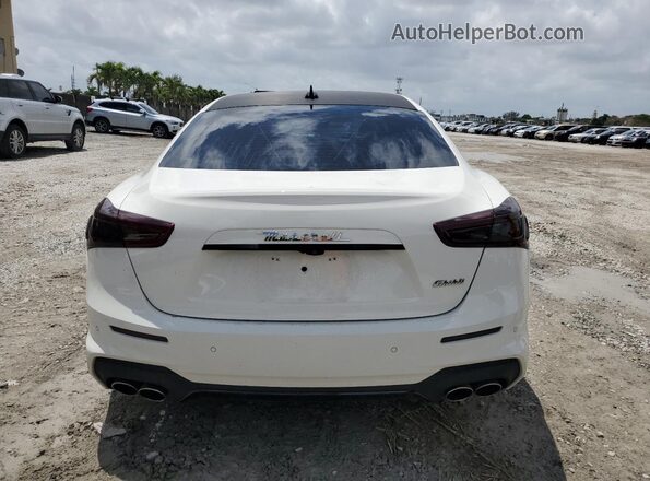 ZAM57XSS7J1290852 2018 MASERATI GHIBLI White Հետևի տեսք