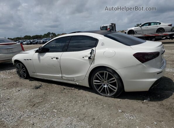 ZAM57XSS7J1290852 2018 MASERATI GHIBLI White Հետևի ձախ