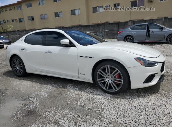 ZAM57XSS7J1290852 2018 MASERATI GHIBLI White Առջևի աջ