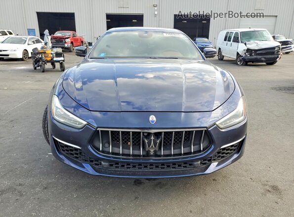 ZAM57YSL3K1319232 2019 MASERATI GHIBLI Blue Դիմացի տեսք