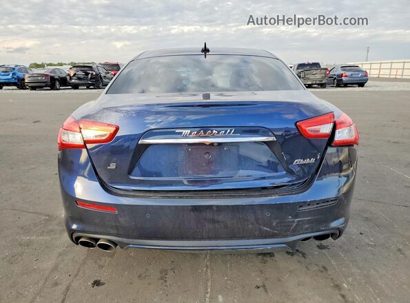 ZAM57YSL3K1319232 2019 MASERATI GHIBLI Blue Հետևի տեսք