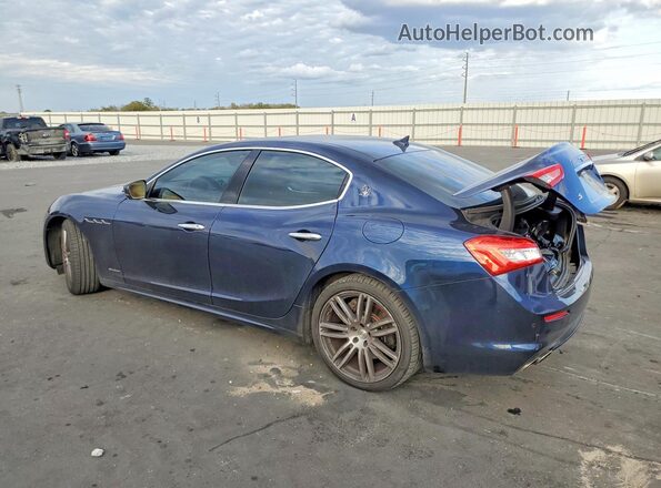 ZAM57YSL3K1319232 2019 MASERATI GHIBLI Blue Հետևի ձախ