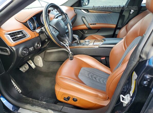 ZAM57YSL3K1319232 2019 MASERATI GHIBLI Blue Սալոնի դիմացի տեսք
