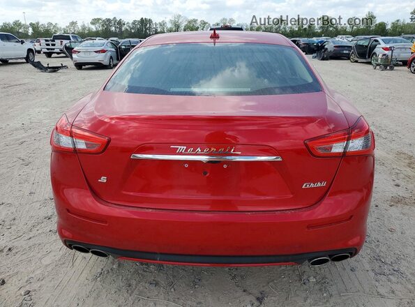 ZAM57YSL9K1336150 2019 MASERATI GHIBLI Red Vista trasera