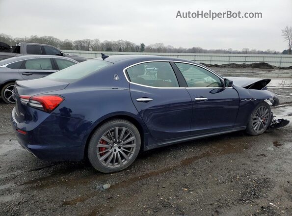 ZAM57YTA3M1362159 2021 MASERATI GHIBLI Синий Задняя правая четверть