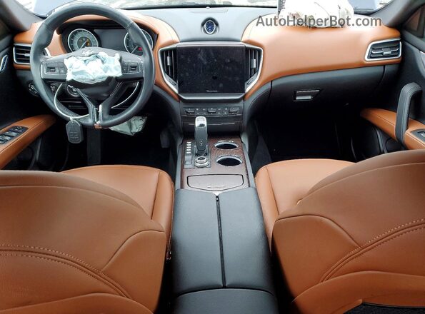 ZAM57YTA3M1362159 2021 MASERATI GHIBLI Синий Вид панели приборов