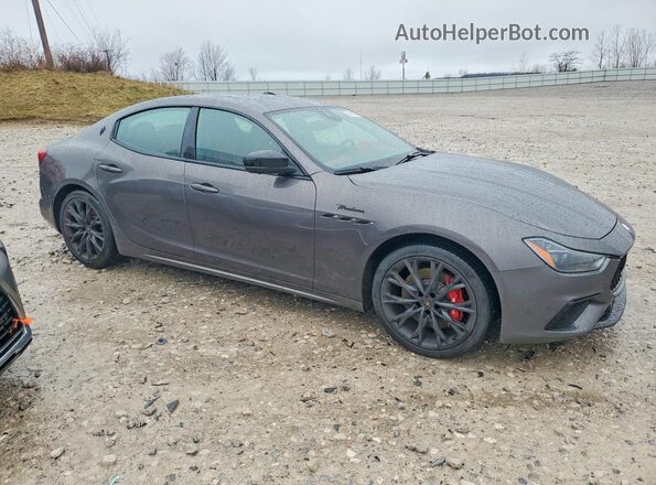 ZAM57YTM7N1386329 2022 MASERATI GHIBLI Серый Передняя правая четверть