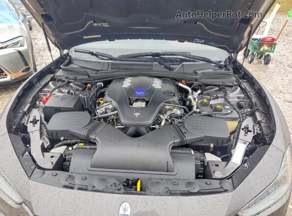 ZAM57YTM7N1386329 2022 MASERATI GHIBLI Серый Вид задней части салона