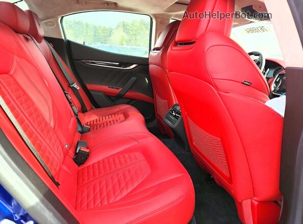 ZAM57YTMXPX418688 2023 MASERATI GHIBLI Blue Вид задніх сидінь