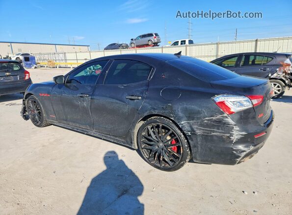 ZAM57YTS8J1286281 2018 MASERATI GHIBLI Черный Задняя левая четверть
