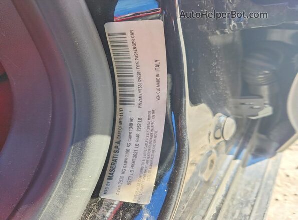 ZAM57YTS8J1286281 2018 MASERATI GHIBLI Черный Вид подкапотного пространства
